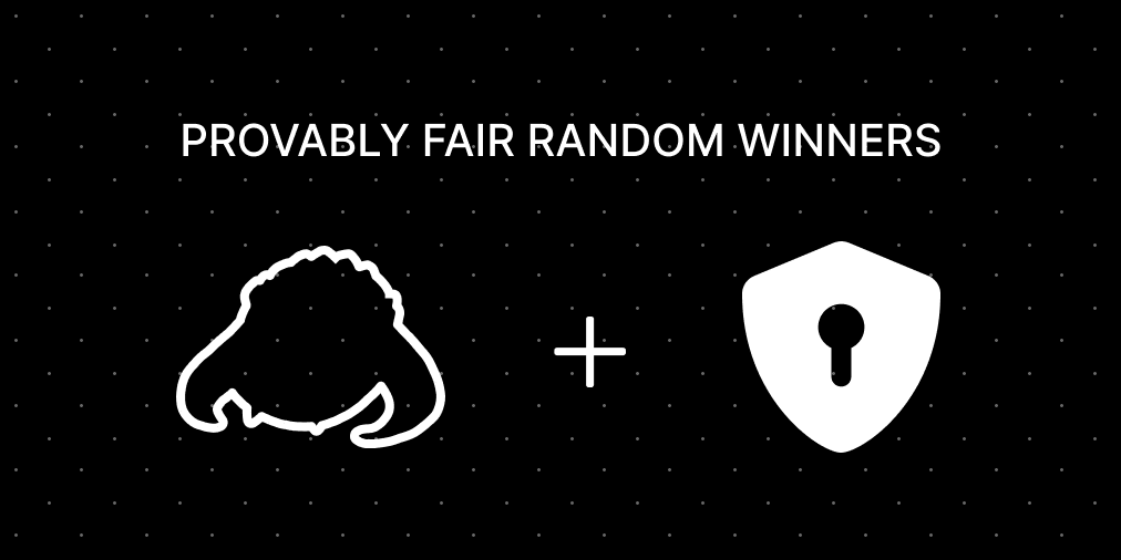 streamdotacom's tweet photo. 🛡️ Increase the trust of your viewers with provably fair-drawn random winners.

▶️ We finally added the option to verify any random winners at any time.
▶️ The bot will now send on each random winner all required information to verify the winner.

👉 https://t.co/0W4mpv3oPJ https://t.co/CyBZX4Ottl