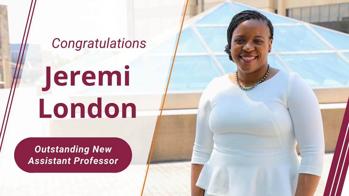 VT Engineering Education (@vtenge) on Twitter photo Congratulations to <a href="/JeremiLondon/">Jeremi London, PhD</a> on receiving the Dean's award for Outstanding New Assistant Professor! Read about her work here: eng.vt.edu/about/faculty-… Congratulations to <a href="/JeremiLondon/">Jeremi London, PhD</a> on receiving the Dean's award for Outstanding New Assistant Professor! Read about her work here: eng.vt.edu/about/faculty-…
