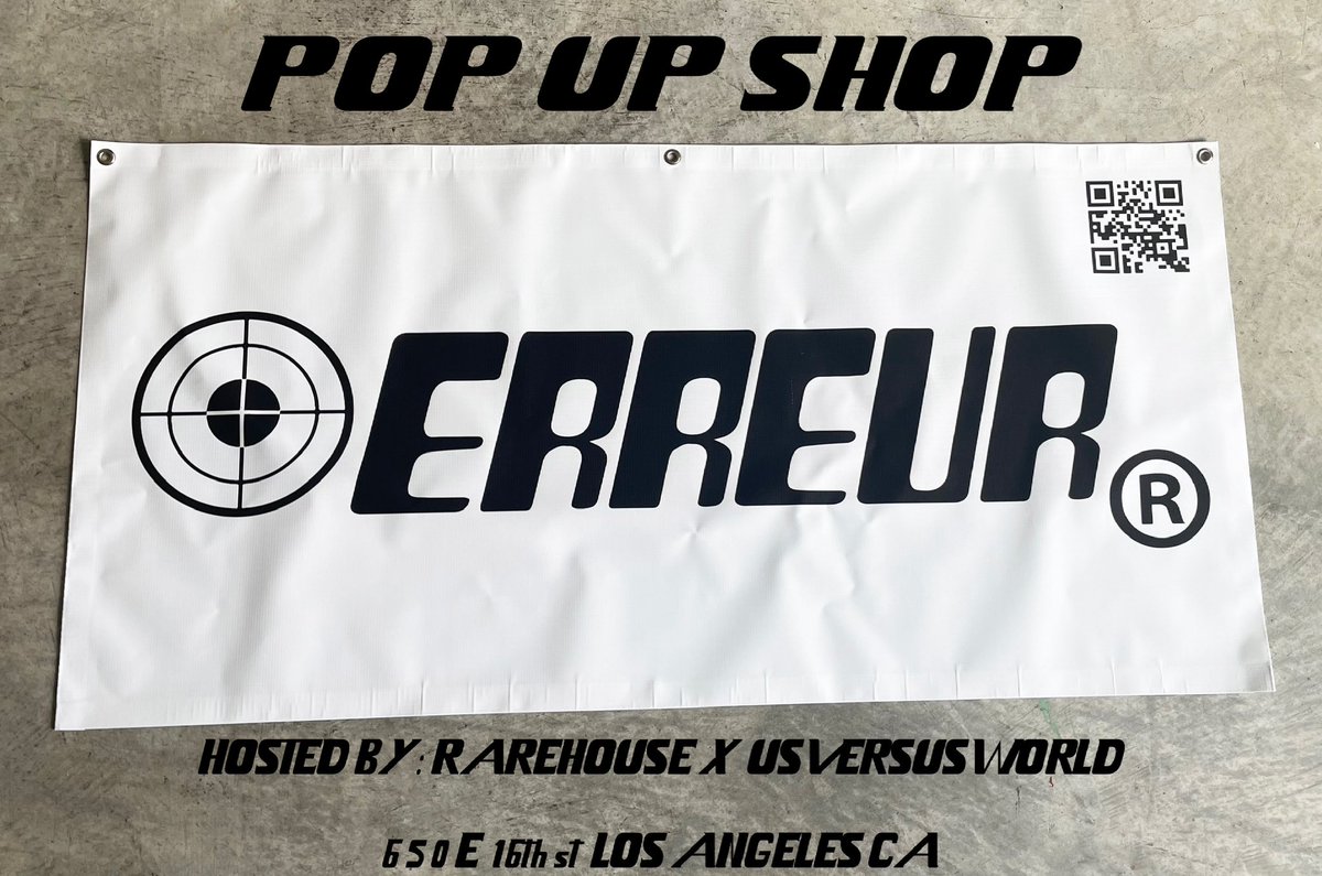 ERREUR (@erreur33) on Twitter photo ERREUR POP UP SHOP SATURDAY MAY 29TH . NEW HOODIES & SHIRTS WILL BE AVAILABLE 🎯 GO BUY A TICKET TO THE SHOW IN <a href="/RAR3HOUSE/">#RAREHOUSE</a> BIO COME SHOP & KICK IT . ERREUR POP UP SHOP SATURDAY MAY 29TH . NEW HOODIES & SHIRTS WILL BE AVAILABLE 🎯 GO BUY A TICKET TO THE SHOW IN <a href="/RAR3HOUSE/">#RAREHOUSE</a> BIO COME SHOP & KICK IT .