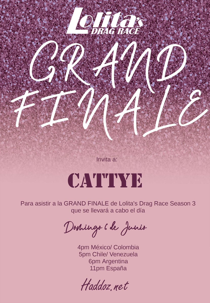 it will be a pleasure to attend.💟 #LolitasDragRaceGrand <a href="/LolitasDragRace/">Lolita's Drag Race</a>