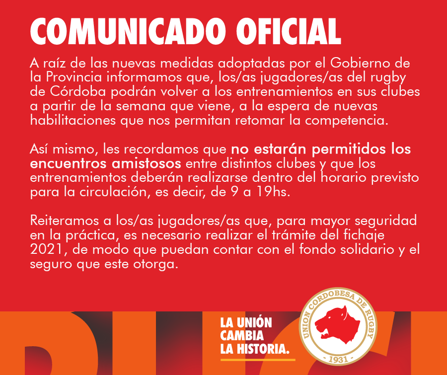 Comunicado Oficial 🗒️

#LaUniónCambiaLaHistoria