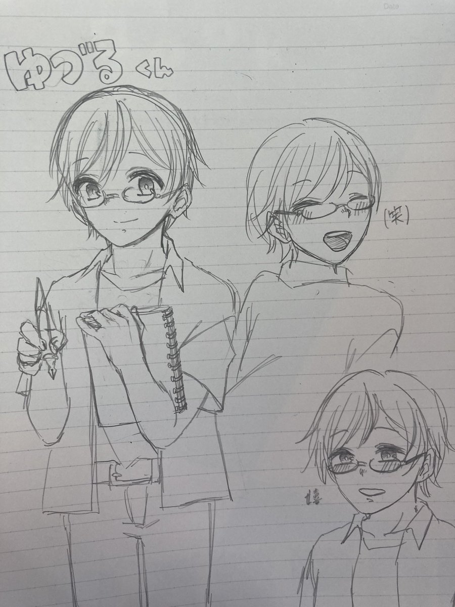 ゆづるさん!!🙌
ゆづるくん描いたのですか、落描きです、、申し訳ない🙏💦
構図が決まればデジタル化したいと思います👐
#ゆづる作品ファンアート