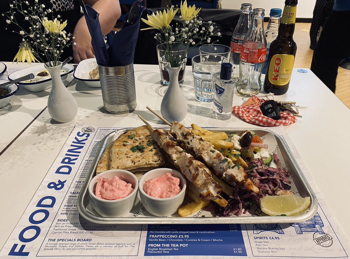 J21Coaching's tweet photo. Super fun #FridayMotivation at @Selfridges #Birmingham with @_XeniaKara_ &amp; @mandyrose1 enjoying a girly #lunch of #GreekMezze by #Kouzina #Restaurant owned by @StreetKitchenB1 #deliciousfood &amp; #topnotch #customersupport #highlytecommend #VIP #Guests ❤️ https://t.co/3juApe0daz