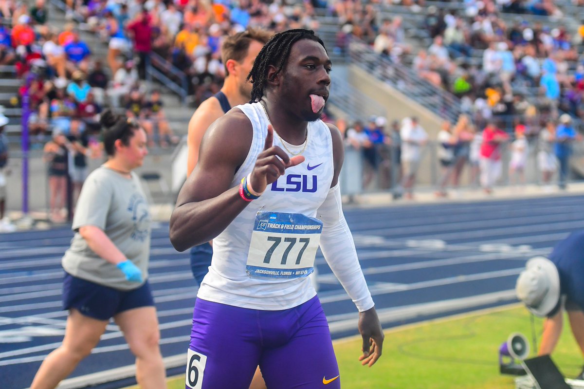 LSUTrackField's tweet image. Men&apos;s 400m Hurdles

🐿️ punches his first career ticket to Eugene with a PR and facility record of 48.86! That&apos;s an NCAA lead as well.

📈 lsul.su/LiveResults21N…
💻 lsul.su/VideoNCAAEP21i…

#GeauxTigers
