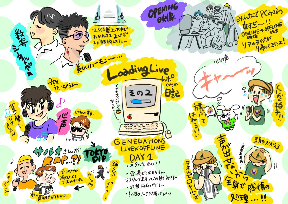 ট ইট র にそ Generations Live Offline Loading ライブレポというか日記 ネタバレ有り