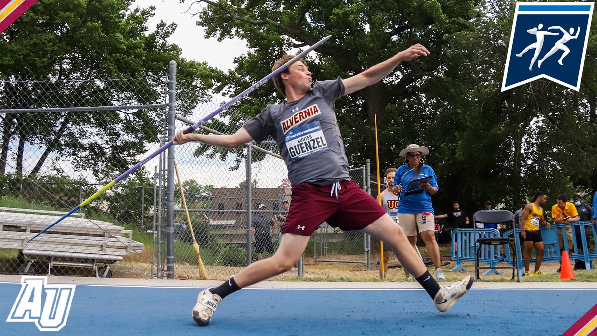 VernAthletics's tweet photo. Day 2 of NCAAs✅ 
Susanna finished 10th in the heptathlon with 4,559 points, and Hunter Guenzel finished 12th in the javelin with a throw of 54.92m! Shinelle Felix and Amanda Tony wrap things up tomorrow in the triple jump! Recap of today’s events will be out later tonight! https://t.co/htiuafi5PG