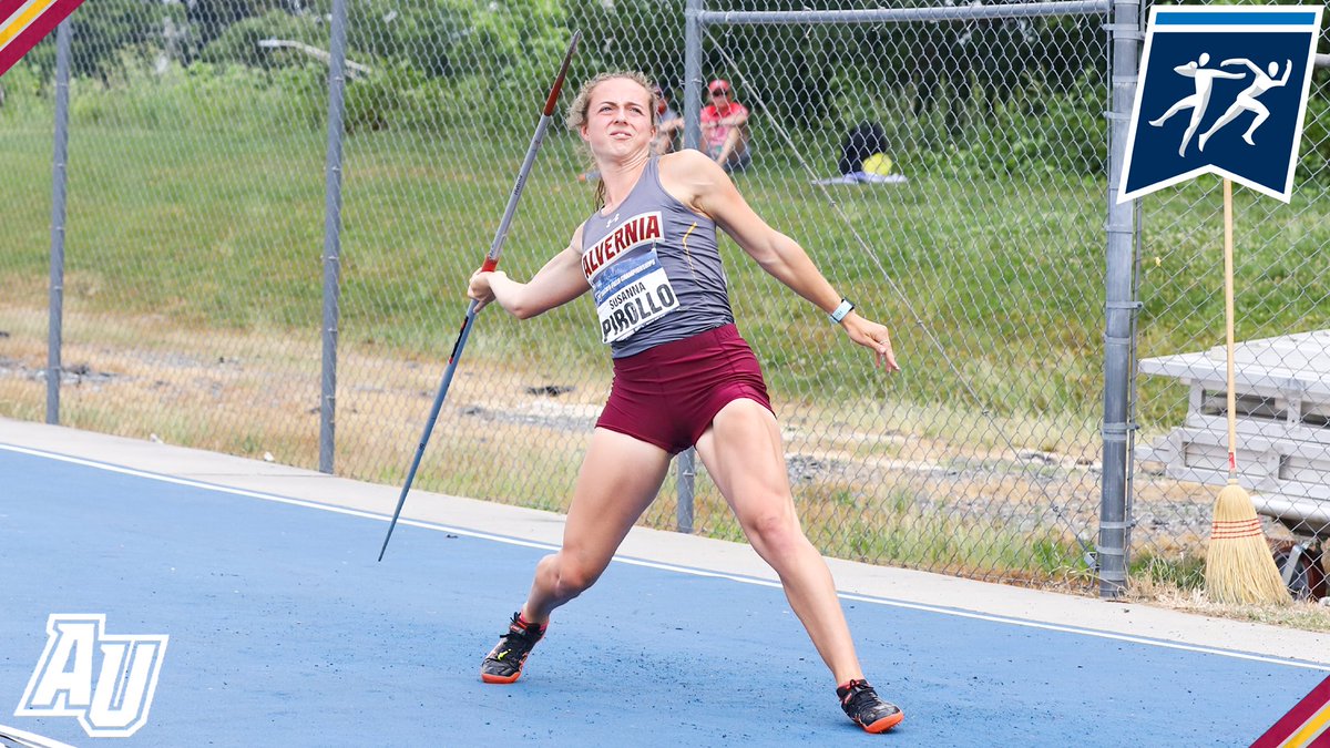 VernAthletics's tweet photo. Day 2 of NCAAs✅ 
Susanna finished 10th in the heptathlon with 4,559 points, and Hunter Guenzel finished 12th in the javelin with a throw of 54.92m! Shinelle Felix and Amanda Tony wrap things up tomorrow in the triple jump! Recap of today’s events will be out later tonight! https://t.co/htiuafi5PG