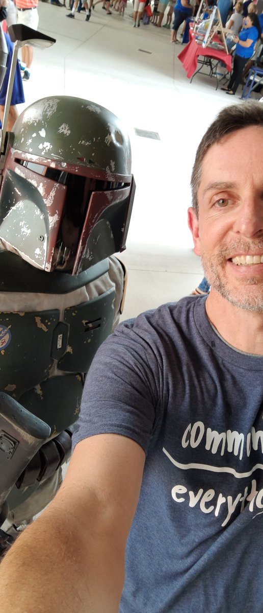 thatSeanBoyle's tweet photo. I have to admit something, I love my job and our community.  Coming together at @stluciemets to support the efforts of the Guardian Ad Litem.  And bonus, selfie with Boba Fett...seriously, does it get any better?  #stlucie #stlucieCSC #StarWars https://t.co/AFQPIoZEwC