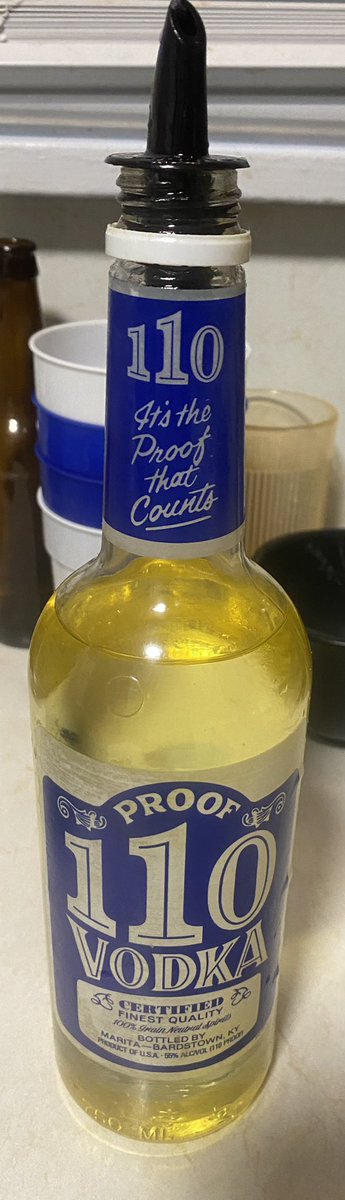 ChefChrisRajner's tweet image. This is my #ChefHack of the day. Tired of looking for the “Perfect” oil bottle? Take your favorite empty liquor bottle, fill it with you favorite cooking oil and top with a speed pour spout. Holds more oil and doesn’t leak! #cheflife