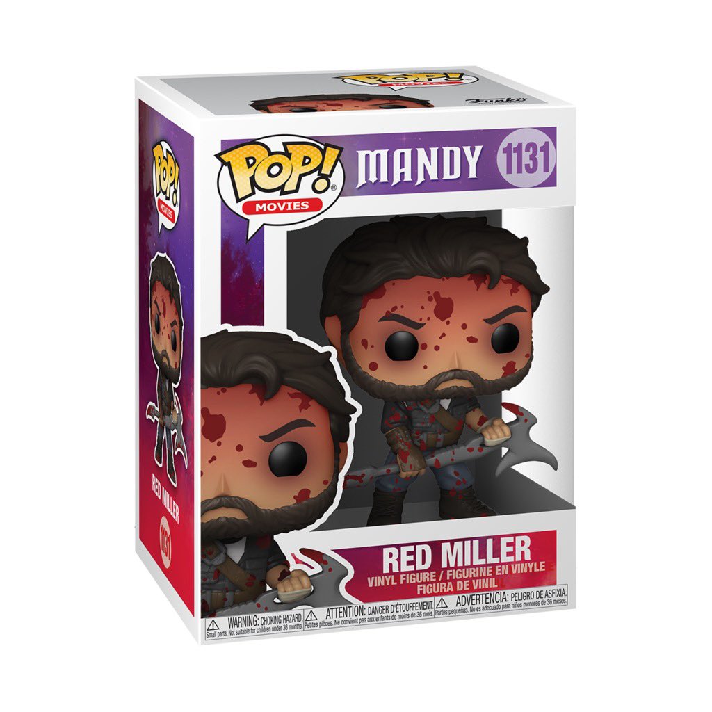 LegionMOfficial's tweet photo. This is a major milestone for Legion M. @OriginalFunko is one of the biggest toy companies in the world, who immortalize characters from Iron Man and Captain America to Luke Skywalker. Now, you can add #RedMiller and #Mandy to the list as part of #Funkoween 2021. https://t.co/q2g6ox3LHx