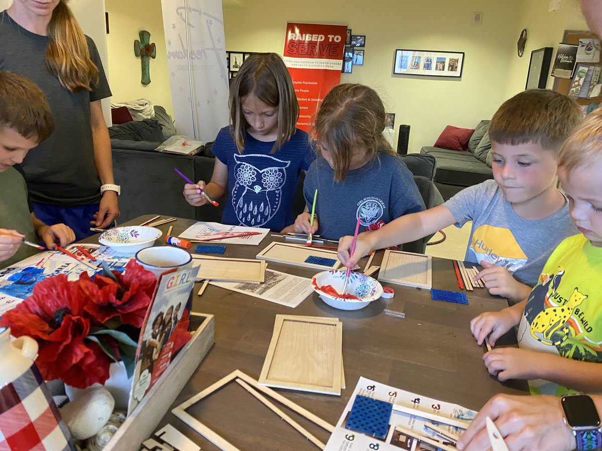 FreedomsRingUSA's tweet photo. Thank you, to our FRiends @FLAGSofVALOR some of our #RaisedtoServe kids did a flag build to prepare for Memorial Day weekend and add a little more meaning to it.
#RemarkablePatriotism #LeaveAPositiveMark https://t.co/aEzCOYd0Dk