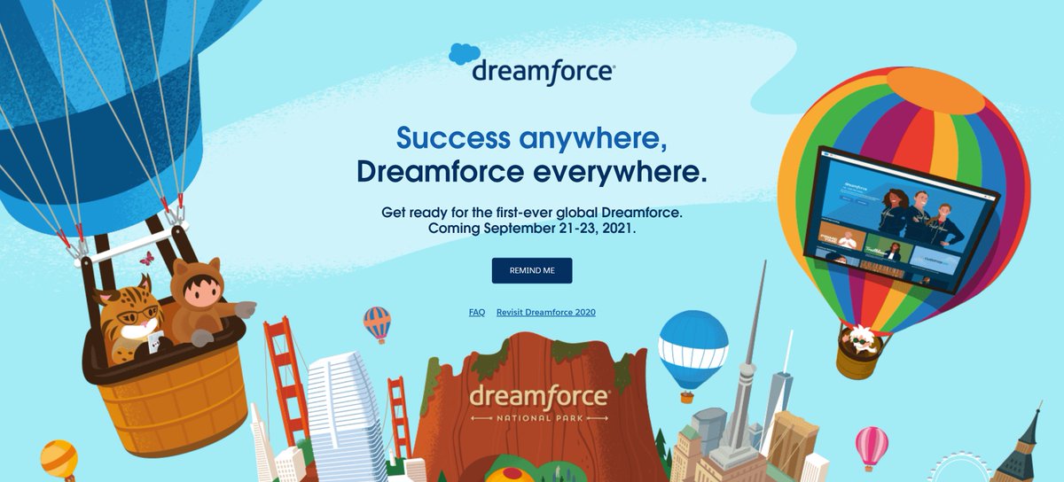 CodeScanforSFDC's tweet image. Starting the weekend with this exciting annoucnement! #Dreamforce21 dates are set for this September: hubs.la/H0PfV6p0
#Salesforce #Dreamforce #SalesforceDevOps