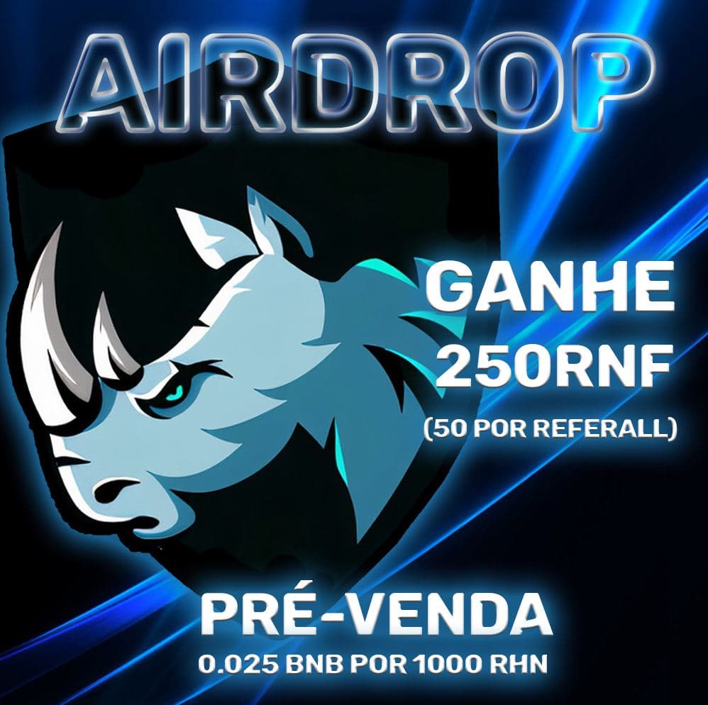 RhinoFinances's tweet photo. Envie min. 0.025 $BNB para o endereço de desenvolvimento para compra automatica $RNF

0x643Bb0cC39656CBF03F3F9EbD92ebe4F189F0F09
DUVIDAS https://t.co/twIGD3972P @RhinoDev

Entre e envie sua Wallet para ganhar 100 $RNF convide 5 amigos, os 5 fazem voce ganha mais 250 $RNF https://t.co/k8vn8crHFa