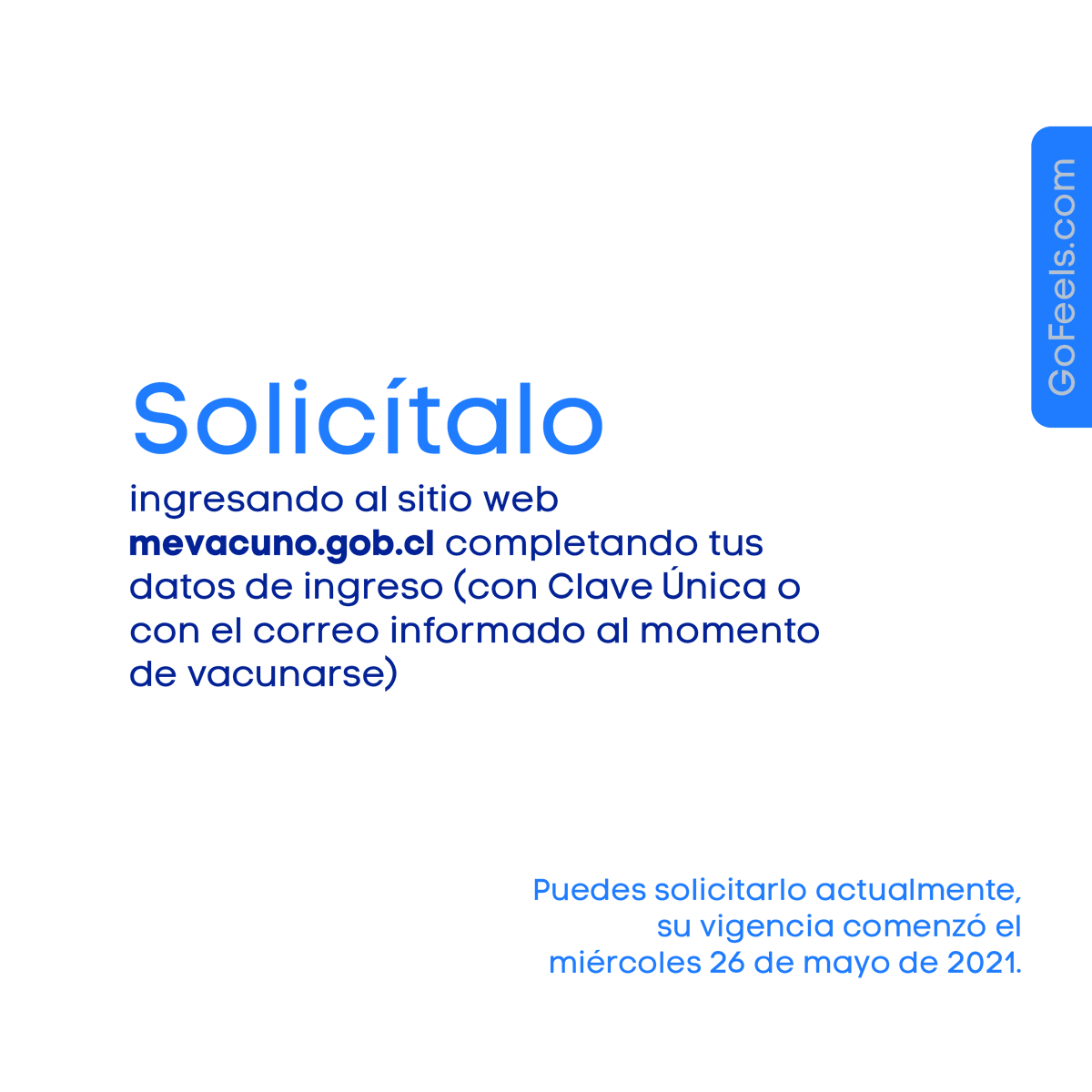 GoFeels's tweet photo. Ya sabes que es el nuevo #PasedeMovilidad?
Como una manera de incentivar a la población a vacunarse contra el COVID19, este lunes el Minsal en Chile entregó detalles sobre el Pase de movilidad, que entró en vigor este miércoles 26.
¡A continuación te explicamos en que consiste!👇 https://t.co/eQHx2hBAwo