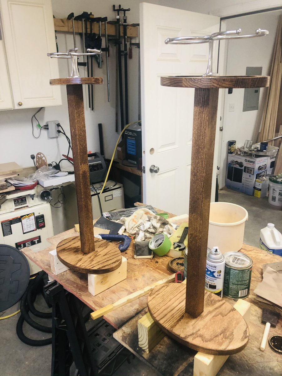 Latest project for Brian’s “Twisted Paw Putting Club”  ... drink holder.