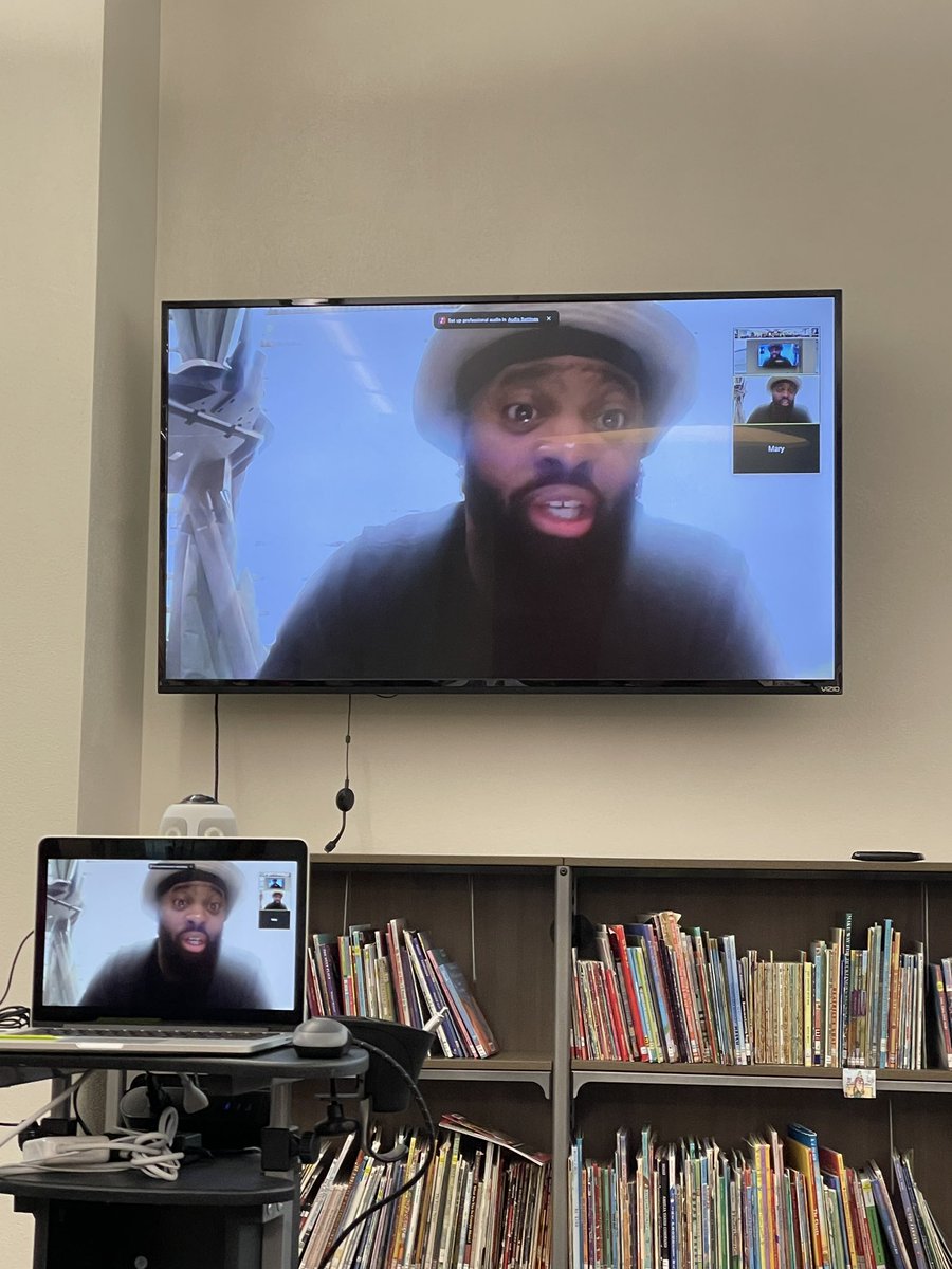 bztchr2's tweet photo. Great end to our school year laughing with @comedianeddieb today!! Thanks for joining us! https://t.co/gnxXqIBDwE