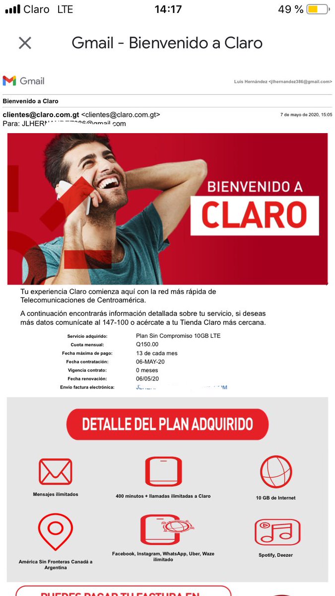 Luis12_GT's tweet photo. Quiero denunciar públicamente a @claroguatemala por estafadores, ladrones y basuras. 

Ofrecen planes sin compromiso (sin contrato). No dan lo que realmente ofrecen, su señal es pésima. 

Y cuando quieres cancelar te dicen que perderás tu número. 
@diaco_gt  @SITgt https://t.co/EkbYYjsfFa