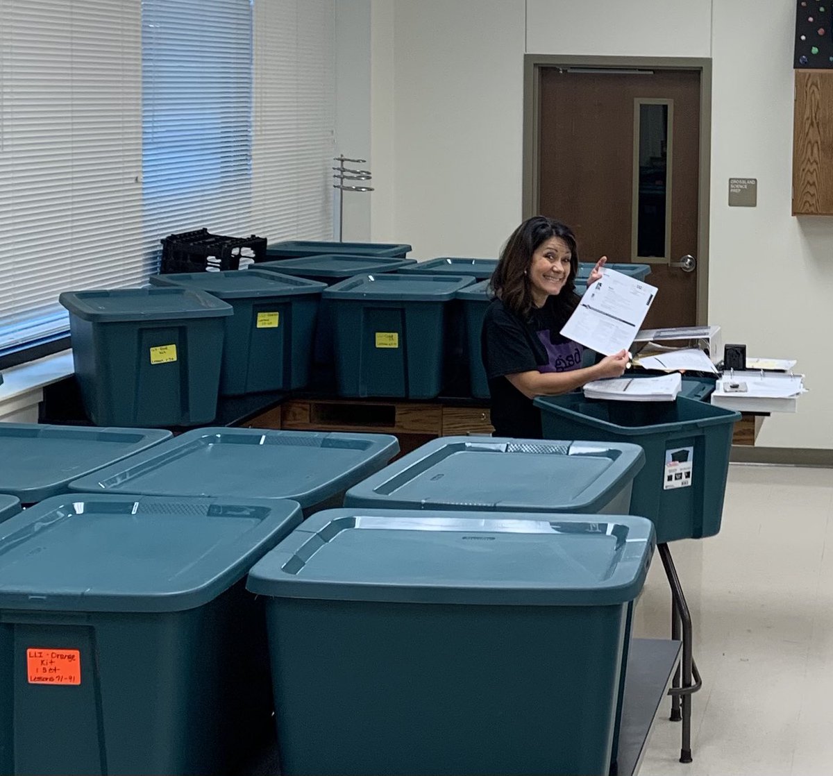 33 LLI boxes stuffed and ready for GISD Summer Learning!!  <a href="/Curriculum_GISD/">Granbury ISD Curriculum Department</a> #wearereaders   ❤️💛💜🧡💚💙