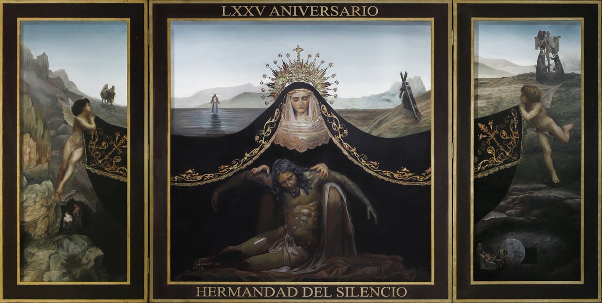 SilencioAlmeria's tweet photo. Cartel del 75º aniversario del Silencio. Una obra de @VaqueroValeroF y de la que puedes leer todos los detalles aquí ⤵️

https://t.co/HX1U4osiaC https://t.co/DMLOhnLjdK