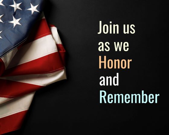 Our office will be closed Monday, May 31st in observance of Memorial Day.