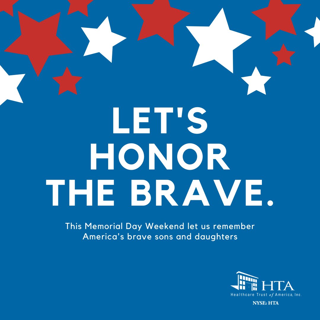 Home of the free, because of the brave. On this #MemorialDayWeekend, we honor and remember those who paid the ultimate sacrifice.
