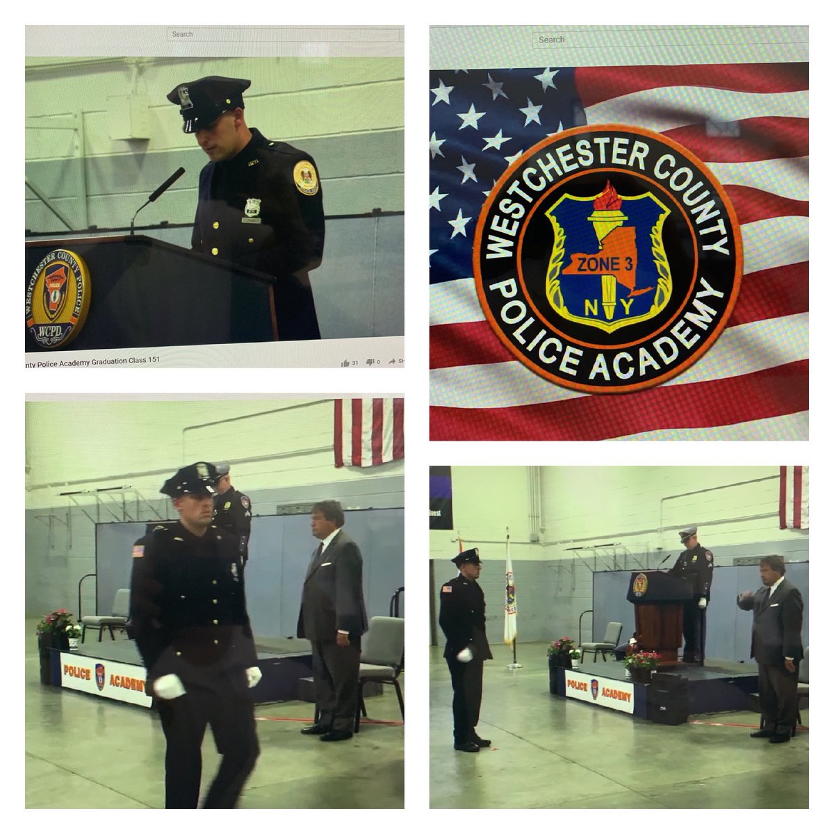 Congratulations to PO Brandon King on his graduation from the Westchester County Police Academy today. Thanks to <a href="/WCPDNY/">Westchester County PD</a> for the top notch training.