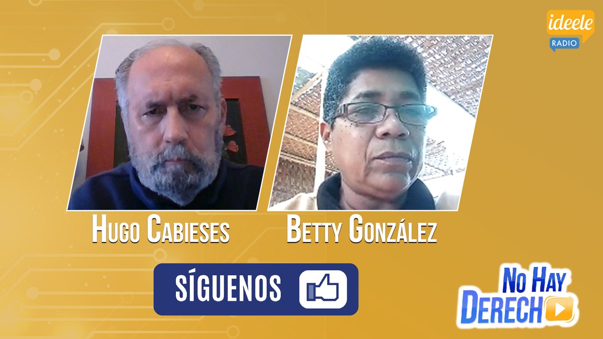 ideeleradio's tweet photo. 🔴 [VIDEO] #NoHayDerecho con #GlatzerTuesta [27-05-2021]

 📹 Entrevista a #HugoCabieses, economista y miembro del #CIDDH; #BettyGonzález, encargada del comedor “Denles de comer”.

#YouTube ➡ https://t.co/wDwHyteGf4

#Facebook ➡ https://t.co/kdGlYqhF5s https://t.co/r7ZsRI6CU6