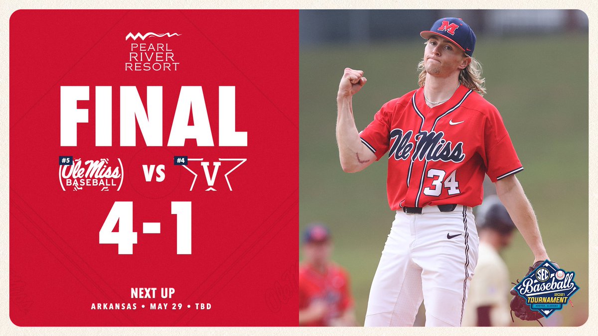 FINAL | #RebsBSB takes down Vandy yet again and we're heading to the semis!

Next up: a date with the No. 1 team in the land, Arkansas. #HottyToddy