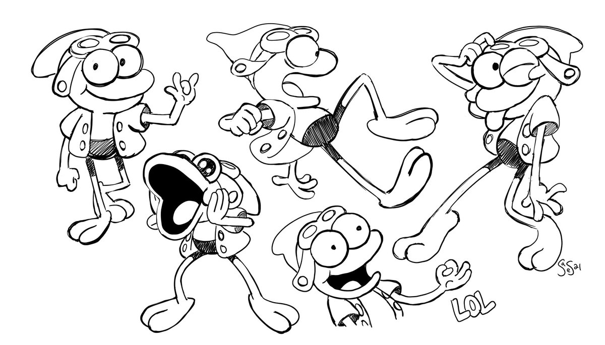 Doodles of everybody's favorite frog 