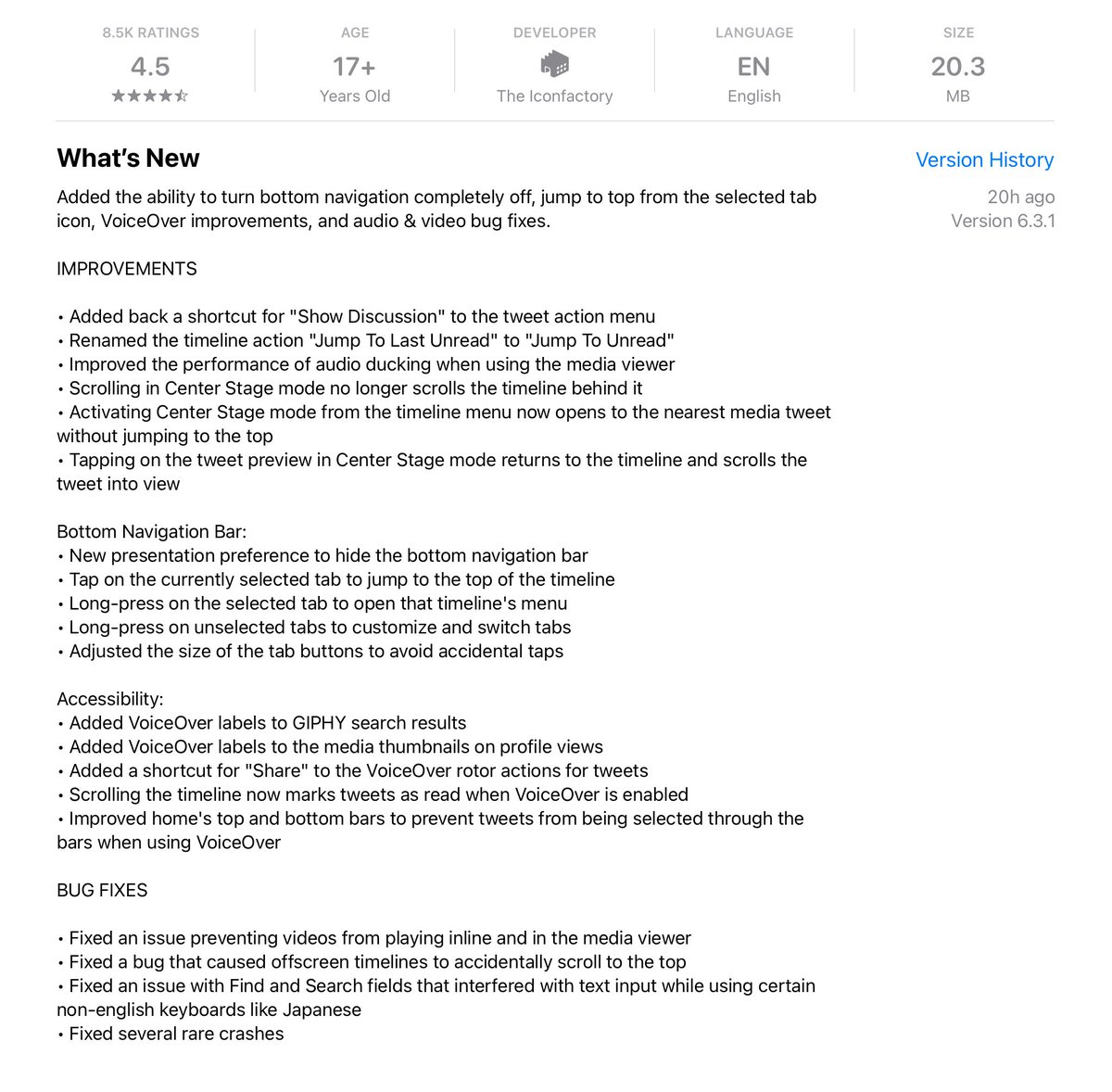Twitterrific tweet media