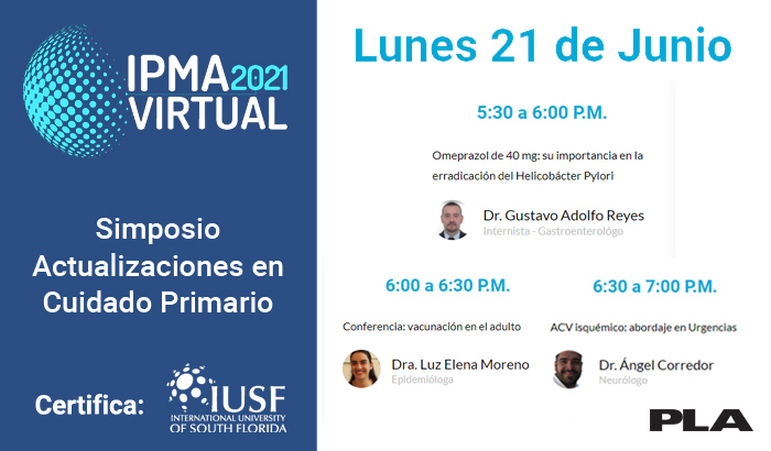 PlaExportEd's tweet photo. Tres charlas muy interesantes dentro de nuestro congreso médico #IPMA2021 regístrate y se parte de esta experiencia: https://t.co/4xWZKUhpfN https://t.co/8C2TUieRh5