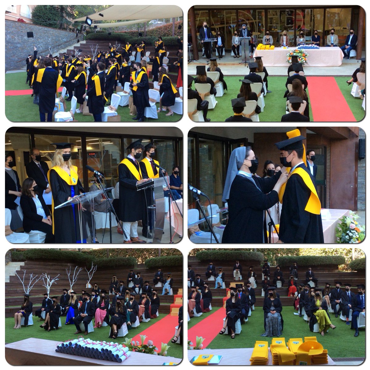 colemontse's tweet photo. ¡Presencial y virtual pero muy real! ¡Felicidades bachilleres! Graduarse en un curso reto hace de vosotros personas con auténtico ADN #SelloColeMontse: #Excellence #Ethics #Engagement ahora y siempre! #PensarAlto #SentirHondo #HablarClaro https://t.co/Ba4ghPUqMi