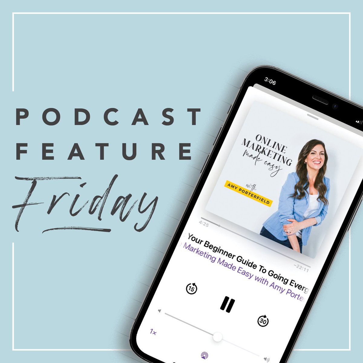 Check out "Online Marketing Made Easy" by Amy Porterfield as this weeks Podcast Feature Friday to find out how to make lasting relevant content!