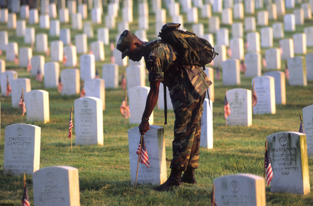DonLew87's tweet photo. Memorial Day Weekend. Remember those who lost their lives for our country. Also remember the GOP cares more about a guy w/ 'bone-spurs,' who called fallen US soldiers 'losers' &amp; 'suckers', than about Democracy. Ultimately, remember those who died to give us the right to be free. https://t.co/rTDiuvbY8L