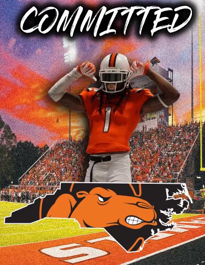 coreypetersen23's tweet photo. I’m honoured and privileged to announce that I have accepted a full scholarship to further my education, and play D1 football at Campbell University. Big thanks to @JohnnyPKA, @ProkickAus and @skwilliamsjr for allowing me to continue my athletic and academic career #rollhumps 🐪 https://t.co/AoNAua8V01