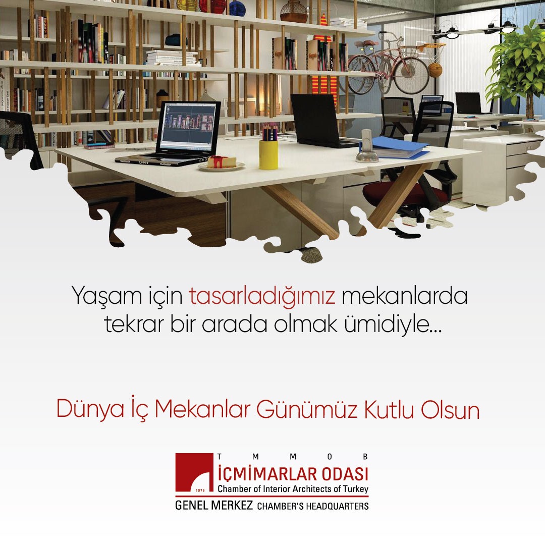icmo1976's tweet photo. Biz İçmimarlar tasarladığımız iç mekanlar aracılığı ile iletişim kuruyoruz.
Dünya İç Mekanlar Günümüz Kutlu Olsun
#icmimarlarodasigenelmerkez #icmimar #icmo #içmekan #dünyaiçmekanlargunu #worldinteriorsday #ifiwid #ifiwid2021 https://t.co/l24AUAIZnw