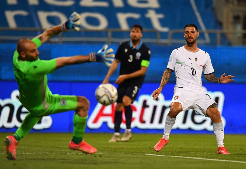 🇮🇹🇸🇲 Un buon test per tornare a giocare insieme in azzurro! 

 #ItaliaSanMarino 
#Azzurri #VivoAzzurro