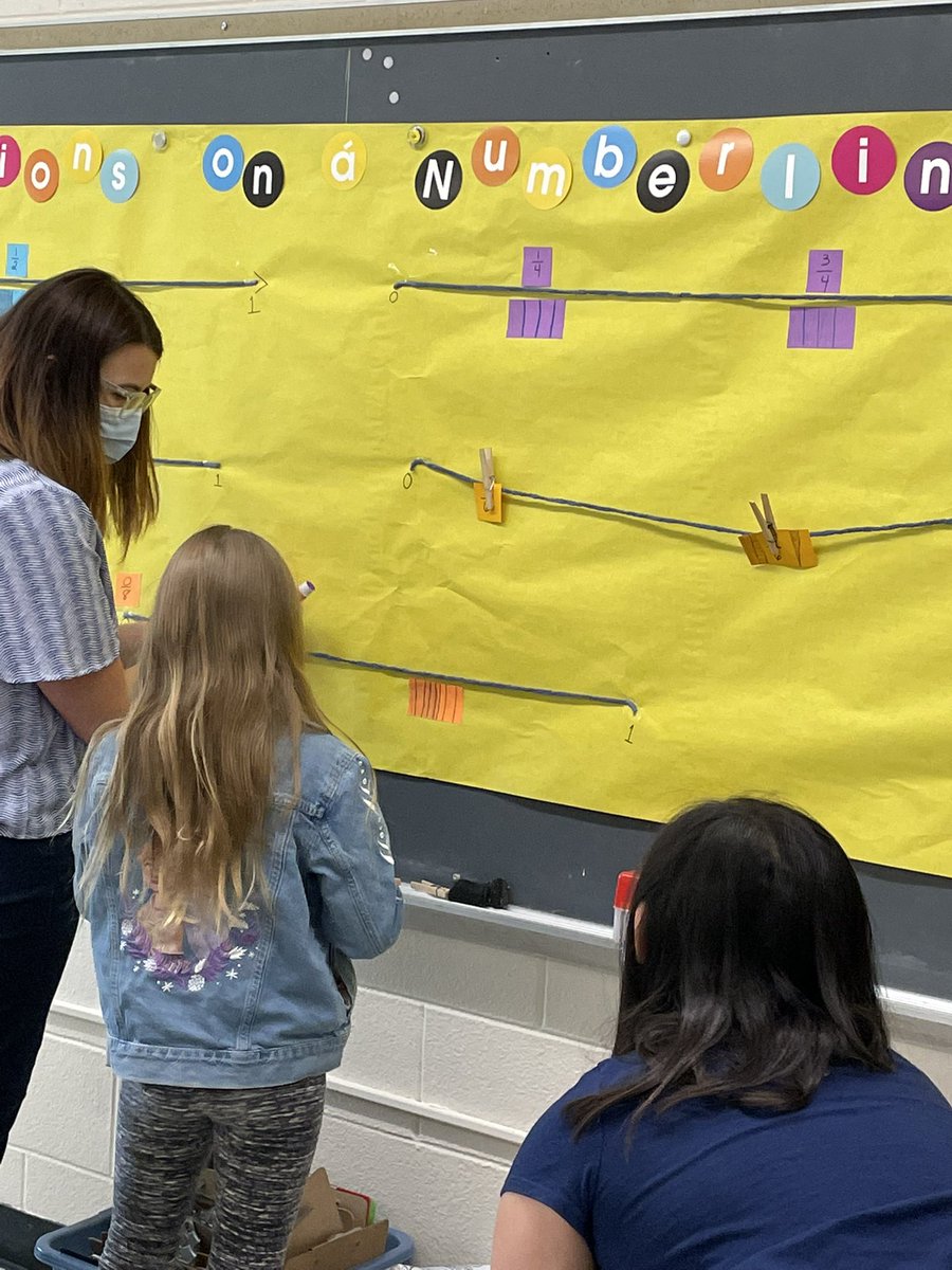 LRawlinDodge's tweet photo. Fractions on a number line! @ajgerson https://t.co/ms7uOK13Lp