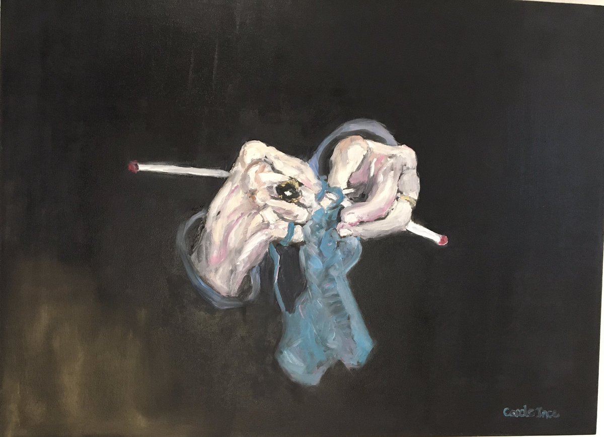 cgince's tweet photo. Title: Mastery. Oil on canvas 18”x24”. Collection “De ses mains”. #ottawa #artoftheday #contemporaryart #ArtistOnTwitter #chatelaine #canadianliving #ottawalife #exhibition #chartwell #womenbuildingcommunity https://t.co/TrJqxOPdH8