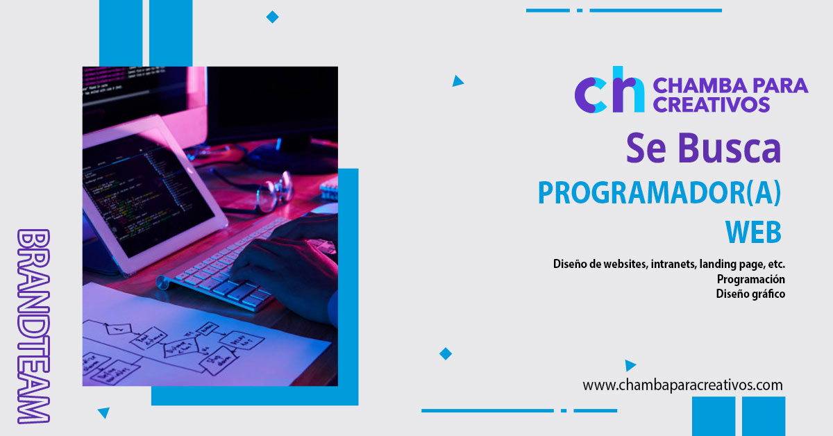 ChambaCreativos's tweet photo. Brandteam se encuentra en la búsqueda de un(a) Programador(a) Web. Ingresa a este link para más información y envía tu CV. ► https://t.co/eAWrEwGmxp
#programadorweb #programadoraweb #diseño #Postulate #chambasihay #chambaparacreativos https://t.co/ryGxusGbxH