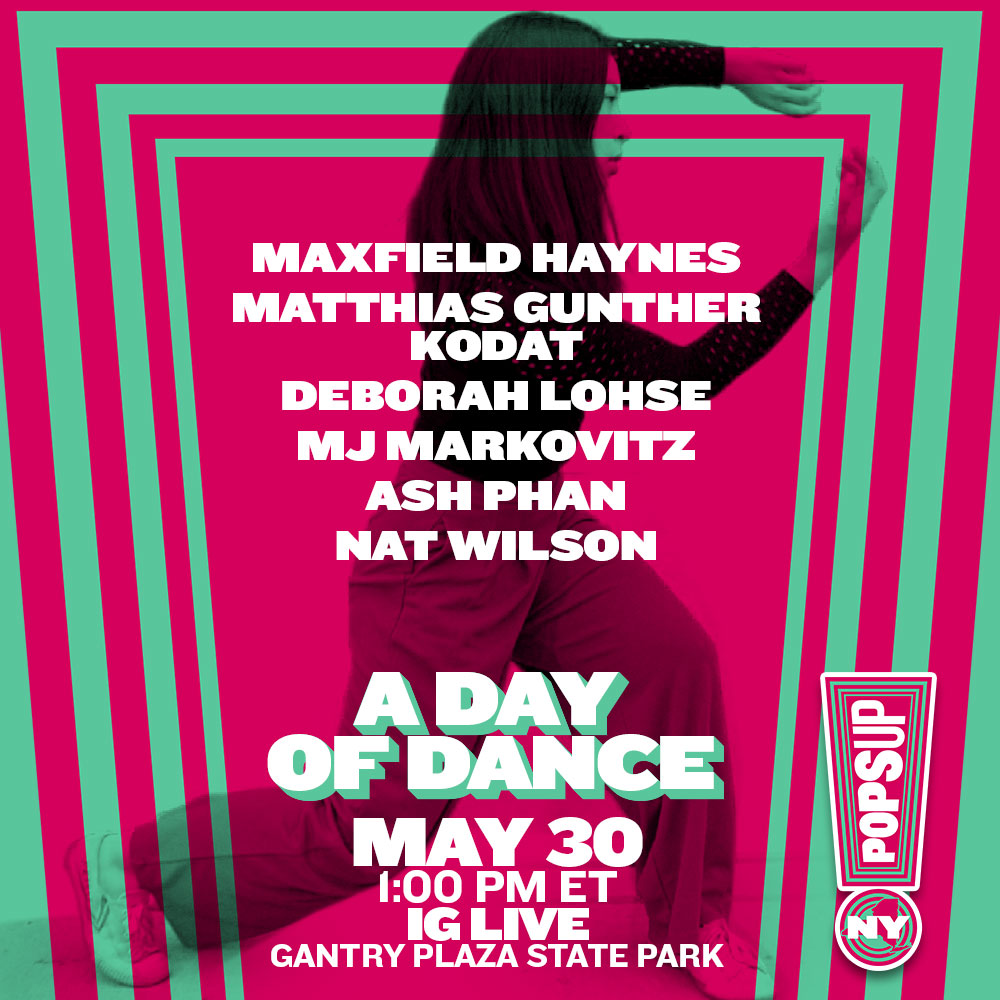 NY PopsUp (@nypopsup) on Twitter photo Join us at Gantry Plaza State Park for “A Day of Dance” Sunday, May 30 at 1PM ET featuring Sara Mearns (<a href="/nycbstar2b/">sara mearns</a>), Russell Janzen (@RustleGJ), Pam Tanowitz, Silas Riener, Rashaun Mitchell, Darius Barnes, and Katy Pyle❗️ Tune in on IG Live. #NYPopsUp Join us at Gantry Plaza State Park for “A Day of Dance” Sunday, May 30 at 1PM ET featuring Sara Mearns (<a href="/nycbstar2b/">sara mearns</a>), Russell Janzen (@RustleGJ), Pam Tanowitz, Silas Riener, Rashaun Mitchell, Darius Barnes, and Katy Pyle❗️ Tune in on IG Live. #NYPopsUp