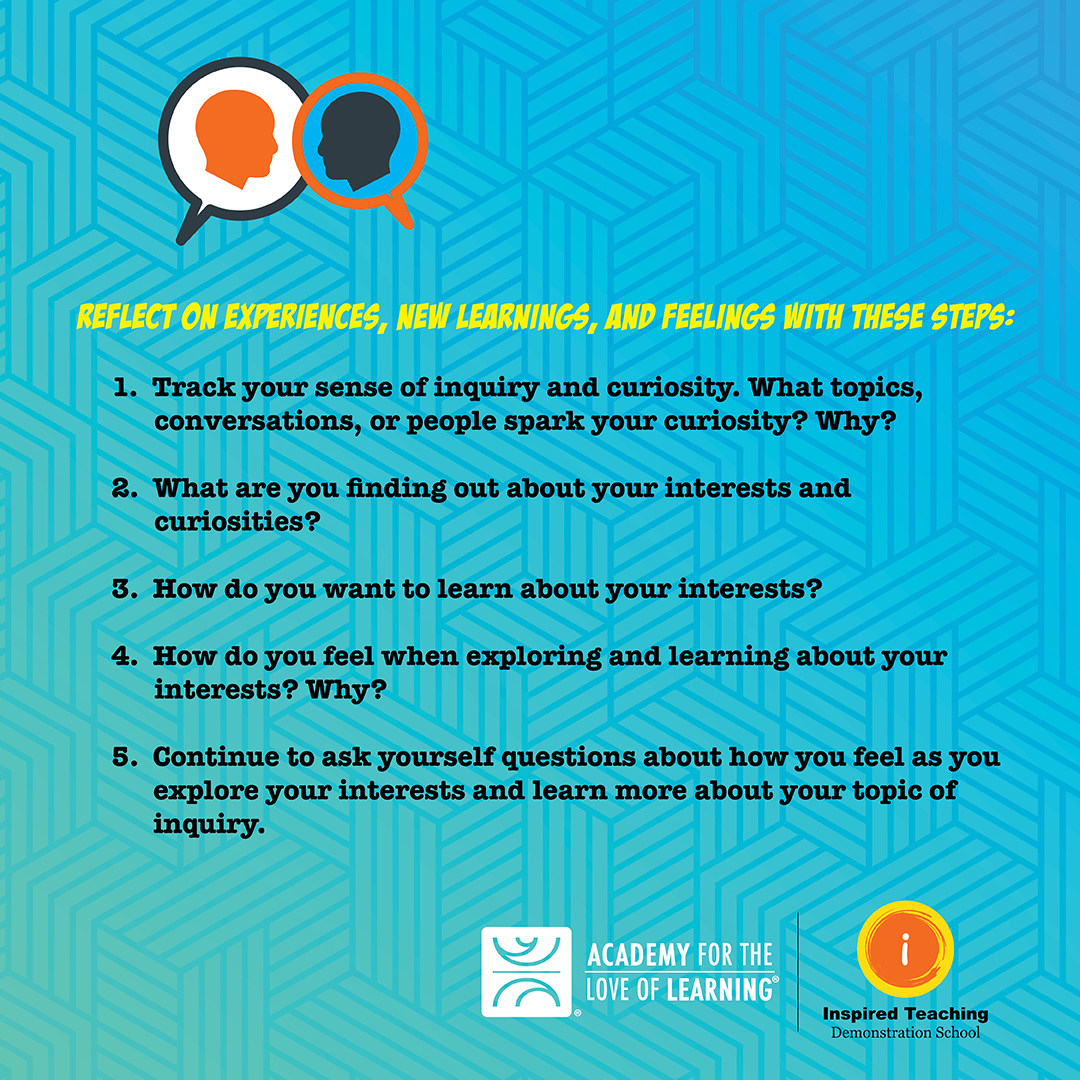 AcademySantaFe's tweet image. How do we realize that we’re discovering new things about ourselves as we learn? By slowing down and taking the time to reflect on what we’re experiencing. Read more to explore #reflection steps on pausing, inquiring, and learning from experience. #whatislearning #sel #edchat