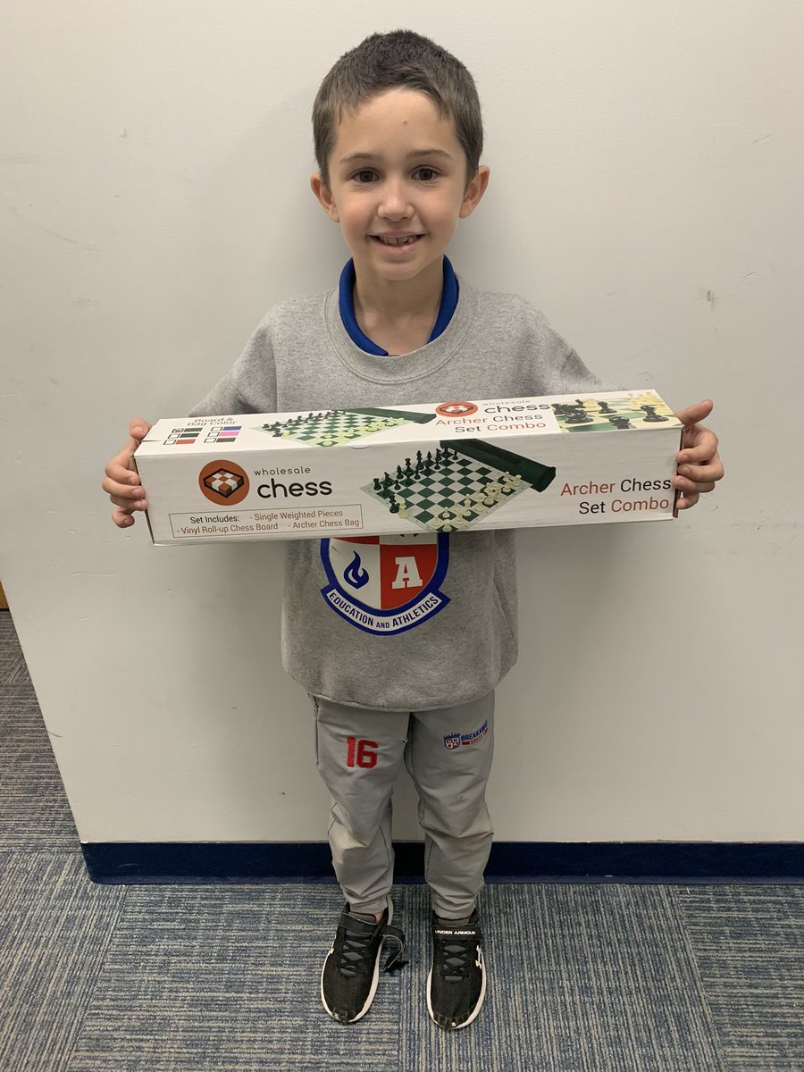 BrkwyAcademy's tweet photo. Congratulations to each of these primary students on winning their grade’s chess championship at BA Primary! 1st grader Jack Bloomfield, 2nd grader Tyler Smith, and 3rd grader Will Tisdell. https://t.co/W4hdY8ROTY