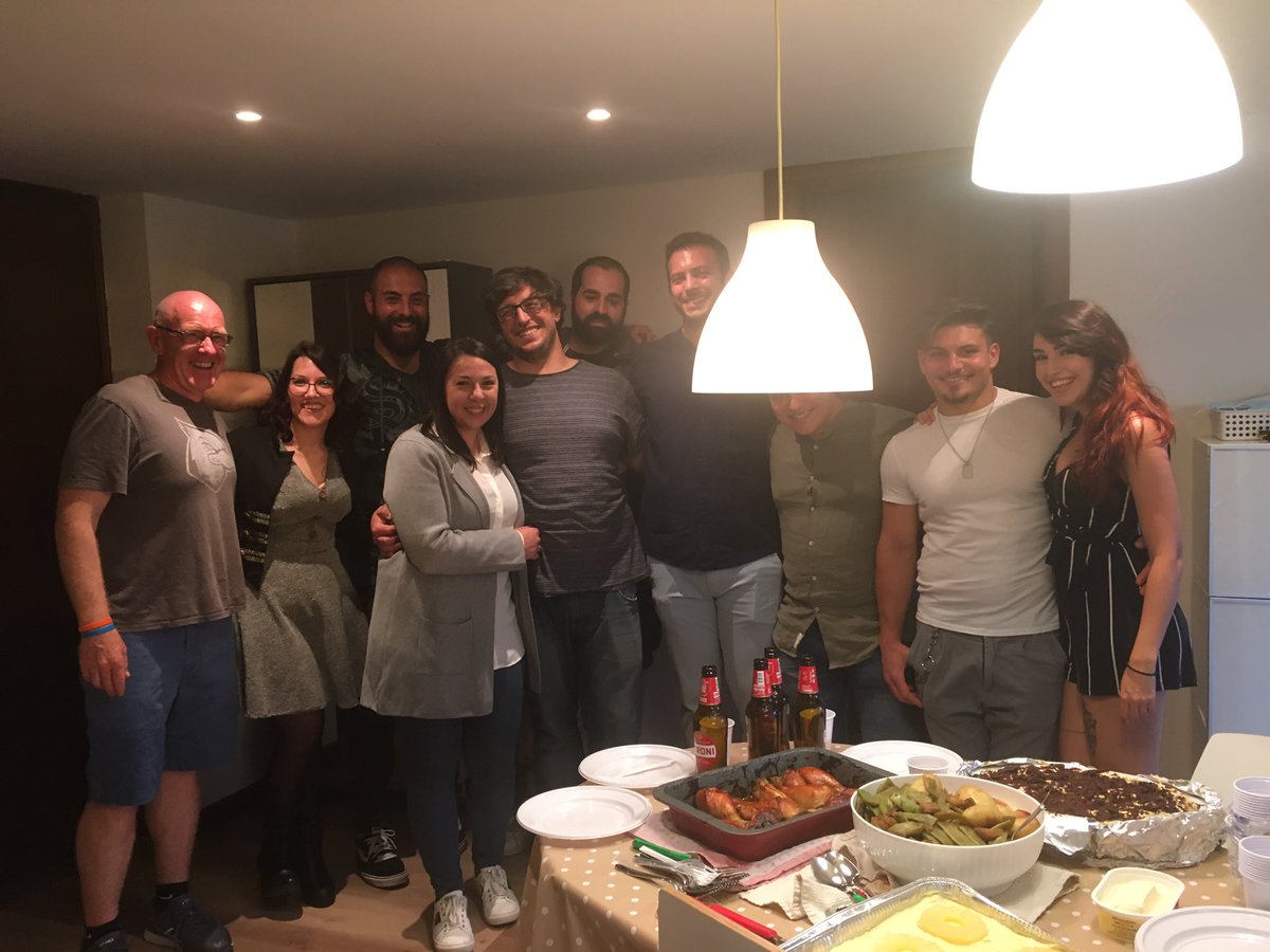 dan_pippin's tweet photo. The best part of being a coach is building relationships.  OL,Rbs and wives and girlfriends for dinner tonight.#Groppa, #tiramsu #LetsFly @wmpicciano @Max59014772 https://t.co/P10i3TwI7w