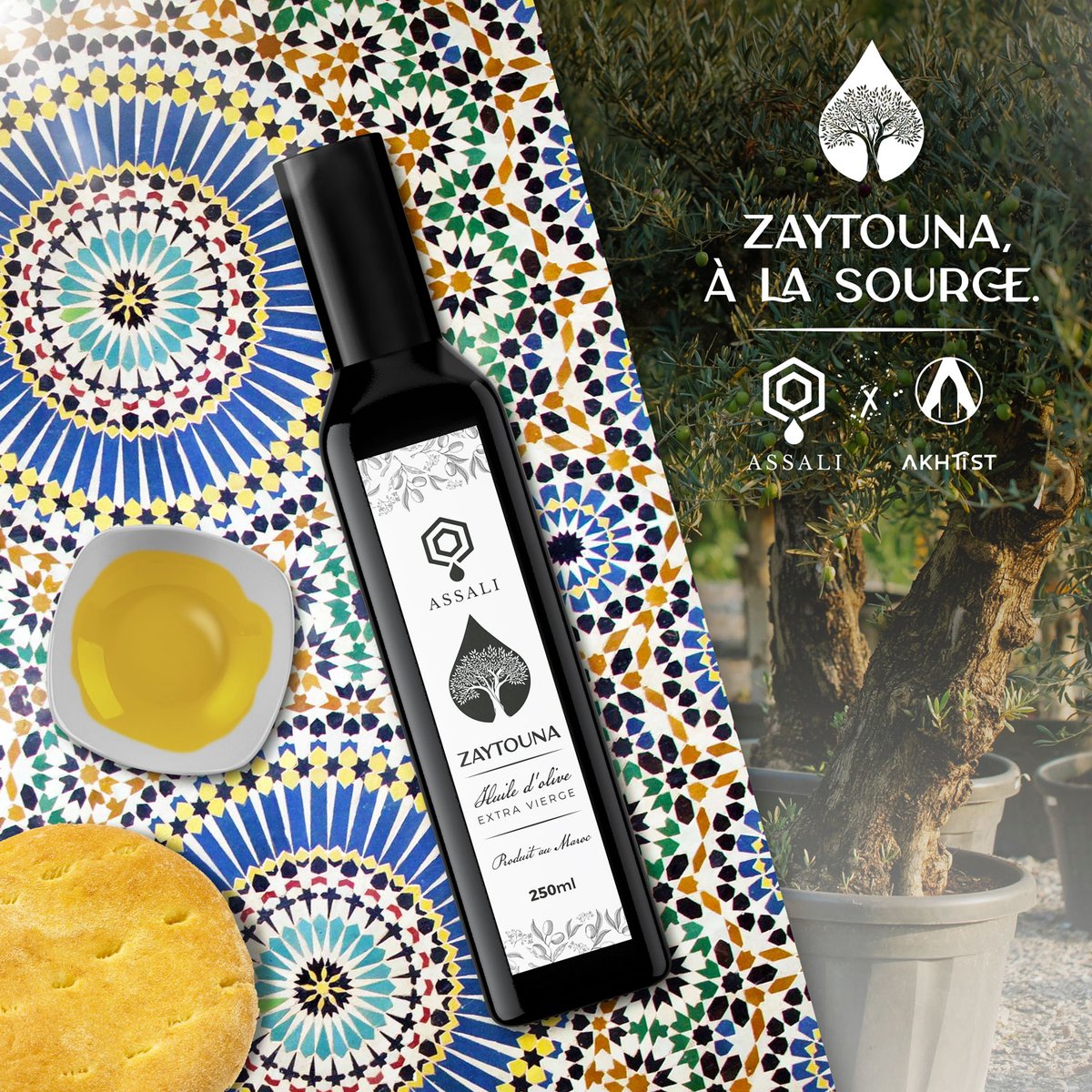 AkhtistDesign's tweet image. 🤝🛠🚀 🔥 ZAYTOUNA | @Assali_pur  x Akhtist  🔥🚀🛠🤝

🎨 Réalisation d'étiquettes Recto + Verso
+ Visuels pour l'huile d'olive "ZAYTOUNA" BY Assali 

#Legendary #Assali #AkhDsn #Zaytouna

2021 ©️ Akhtist / Creative Brain.