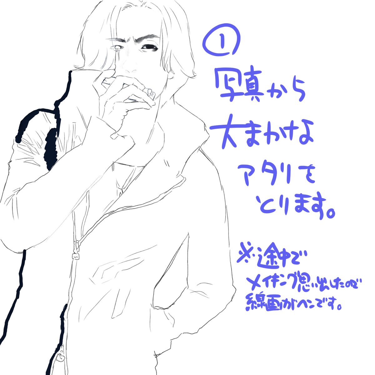 久々のセルフぬりえ。
クリスタの繊維にじみなじませ最高です。 