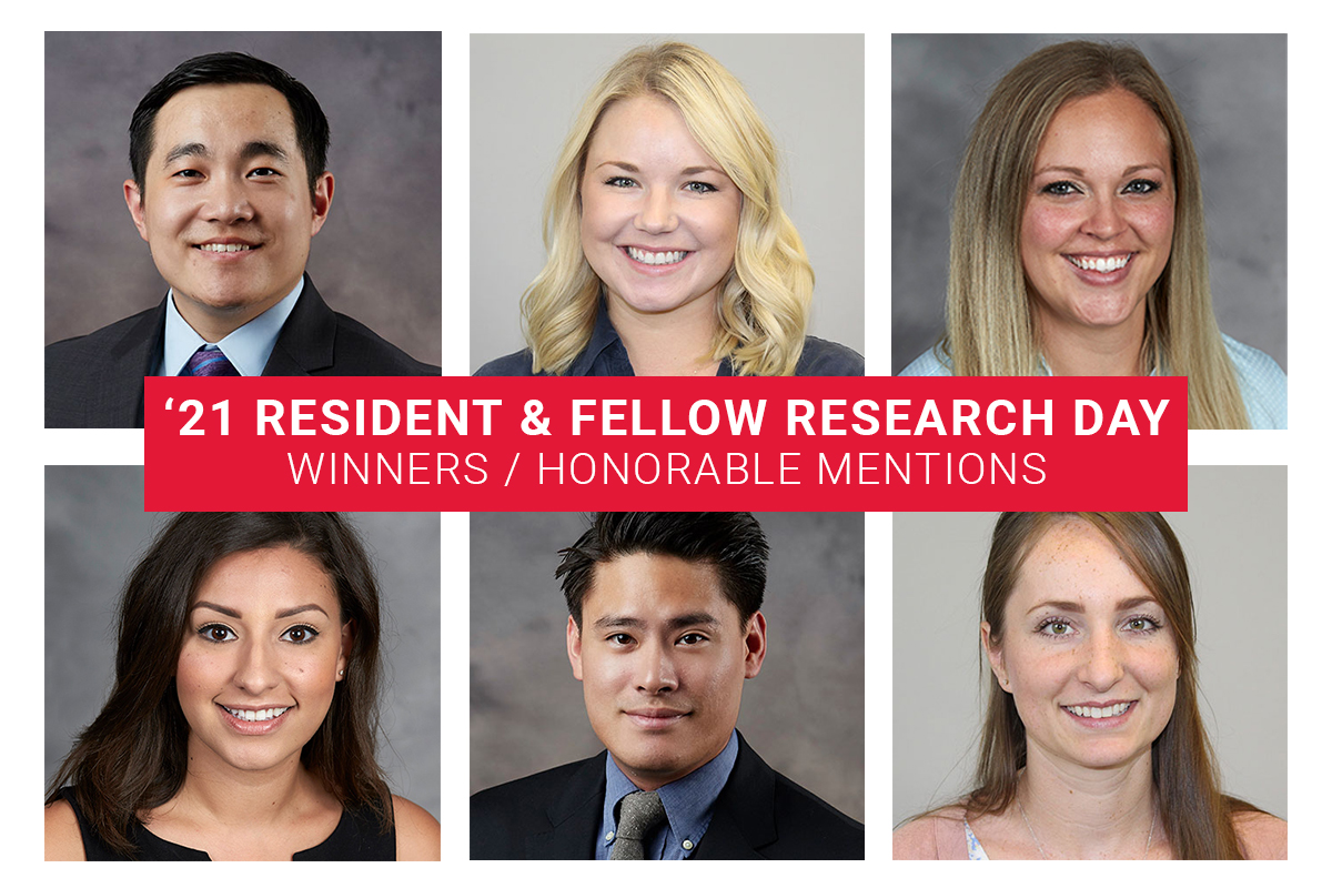 Today we held our 4th Annual Resident &amp; Fellow Research Day! Congratulations to the winners and a big thank you to all our residents and fellows for their tireless dedication to their scholarly projects over this past year, as well as the faculty members who mentored them 🎉