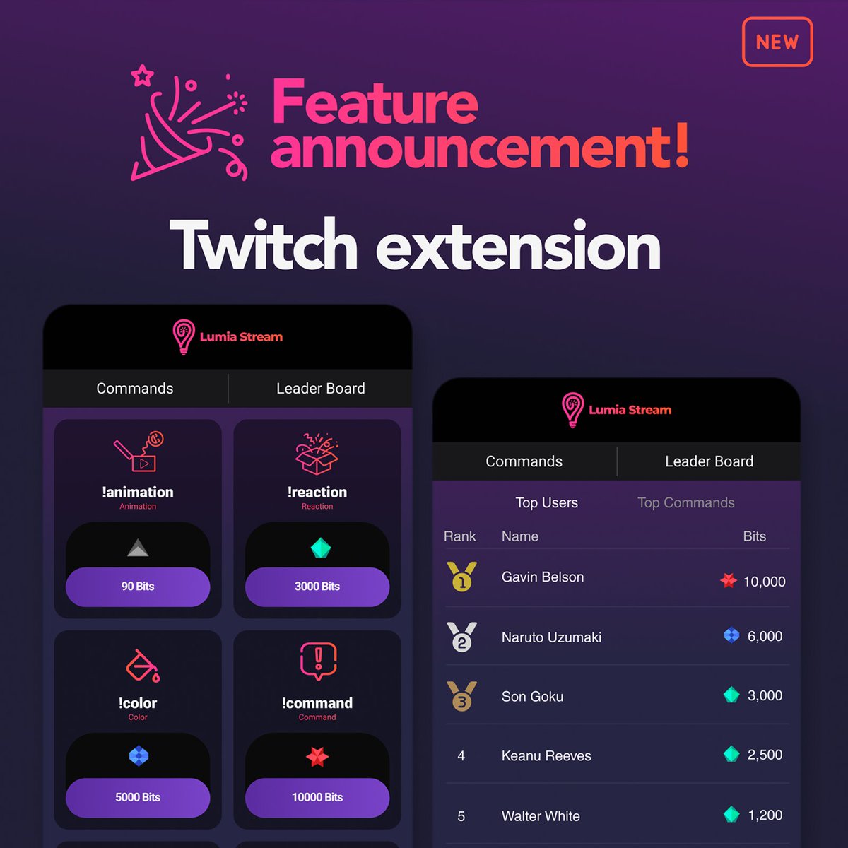 LumiaStream's tweet image. Lumia Stream #twitchextensions ! One of our most anticipated feature announcements from our upcoming update!