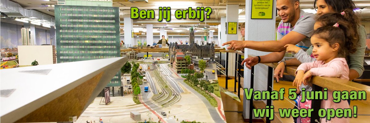 miworo's tweet photo. Vanaf 5 juni mogen we weer open🎉🎉! Dat doen we natuurlijk feestelijk. Ben jij erbij? Wij kijken uit naar jullie komst! https://t.co/8ISTrQl5wX
#miniworldrotterdam #letsopenup #openup #wemogenweer https://t.co/hv05akwKvV
