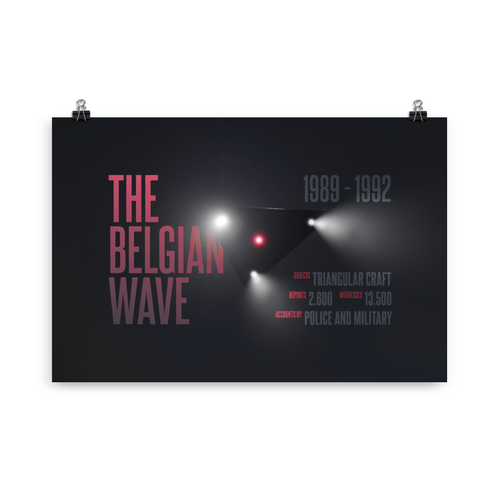 the_ufo_shop's tweet image. The #belgianwave, well known to UFO connoisseurs around the world. Stylish poster design with all the major facts. Now available as prints, with and without frame.
ufoshop.at/shop/the-belgi…

#ufos #ufoshop #belgium #ufowave #poster #wallart #uap #uaps #debrower #sightings #triangle
